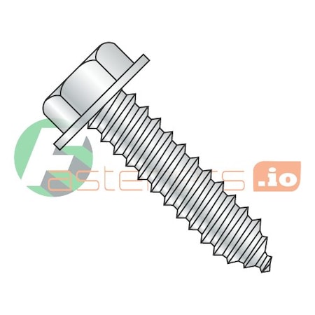 Newport Fasteners Lag Screw, 5/16 in, 1-1/2 in, Steel, Zinc Plated Hex Hex Drive, 1000 PK 528986